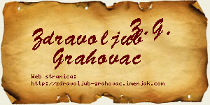 Zdravoljub Grahovac vizit kartica